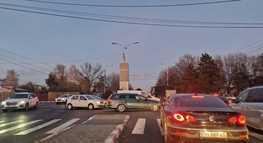 trafic blocat iesire ploiesti