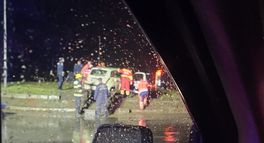 accident sens giratoriu centura de vest ploiesti