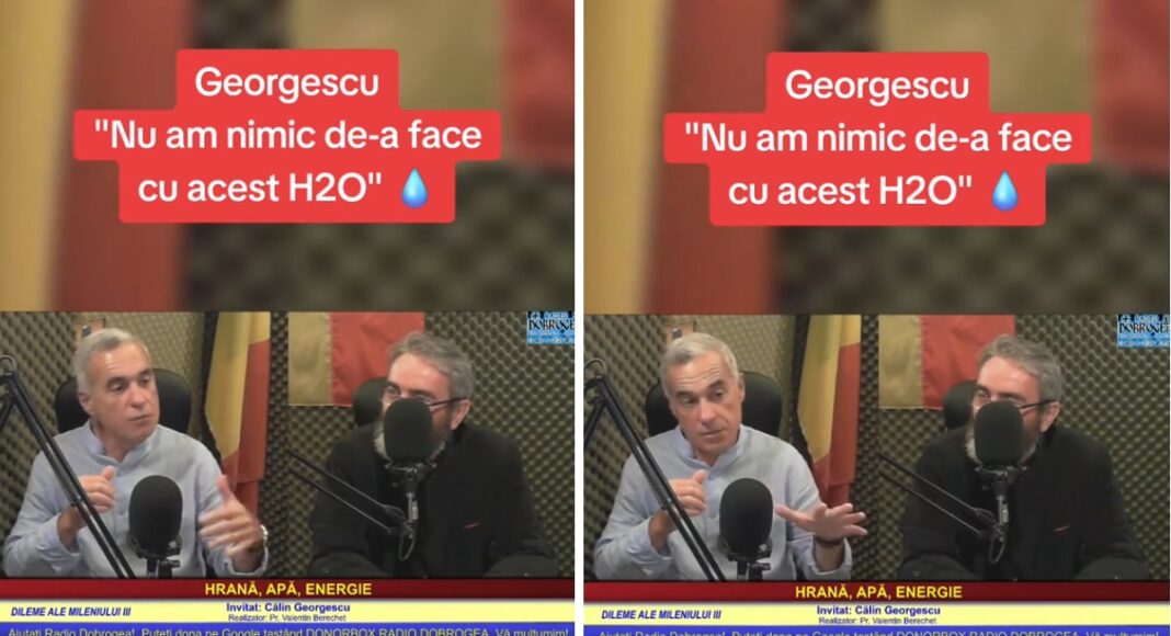 calin georgescu si apa