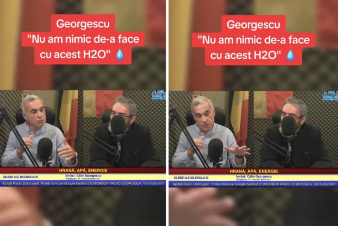 calin georgescu si apa