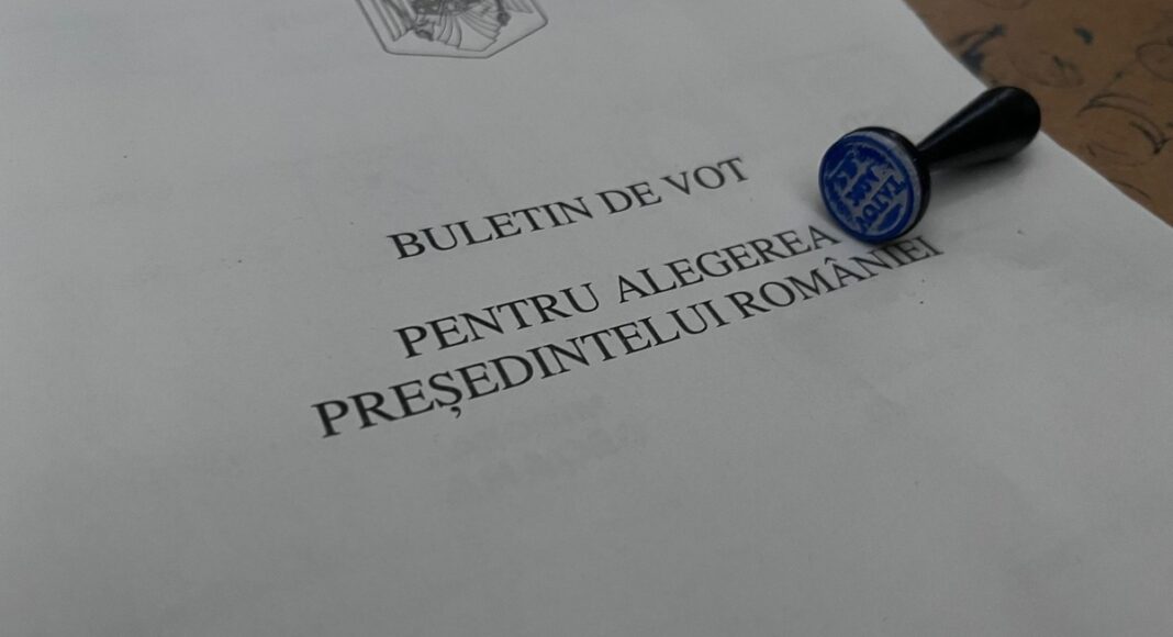 buletin vot stampila ilustratie tur 1 alegeri prezidentiale