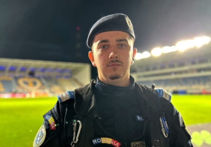 Gabriel jandarm Gruparea Mobilă de Jandarmi Ploiești