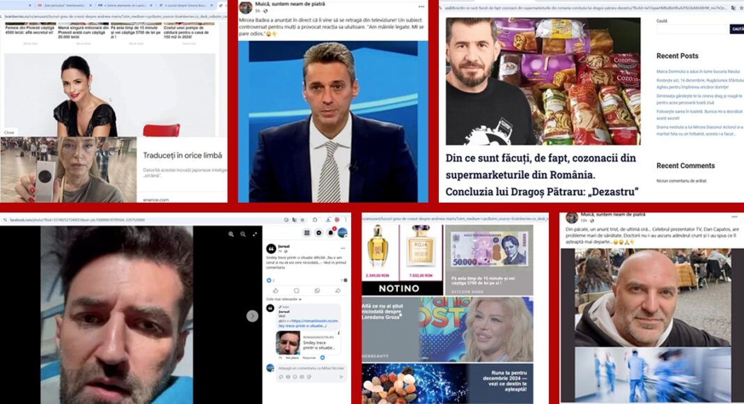reclame false vedete