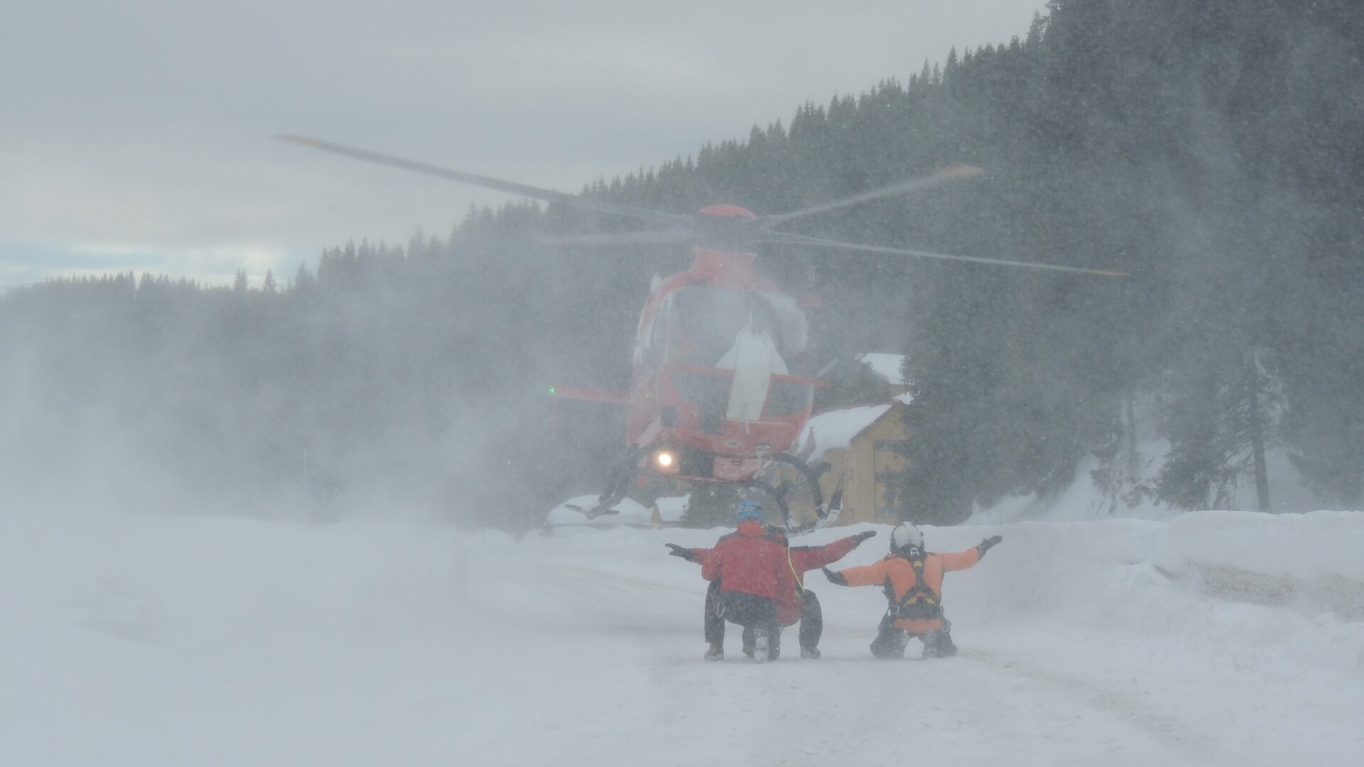 interventie elicopter salvamont partie