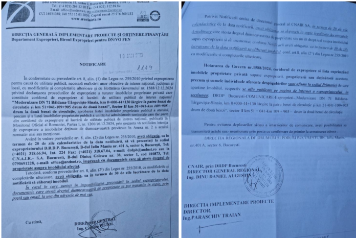 dn 71 modenrnizare exproprieri