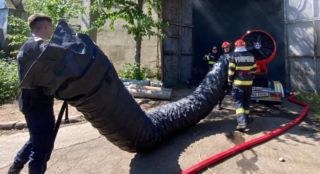 ventilator evacuare fum isu pompieri