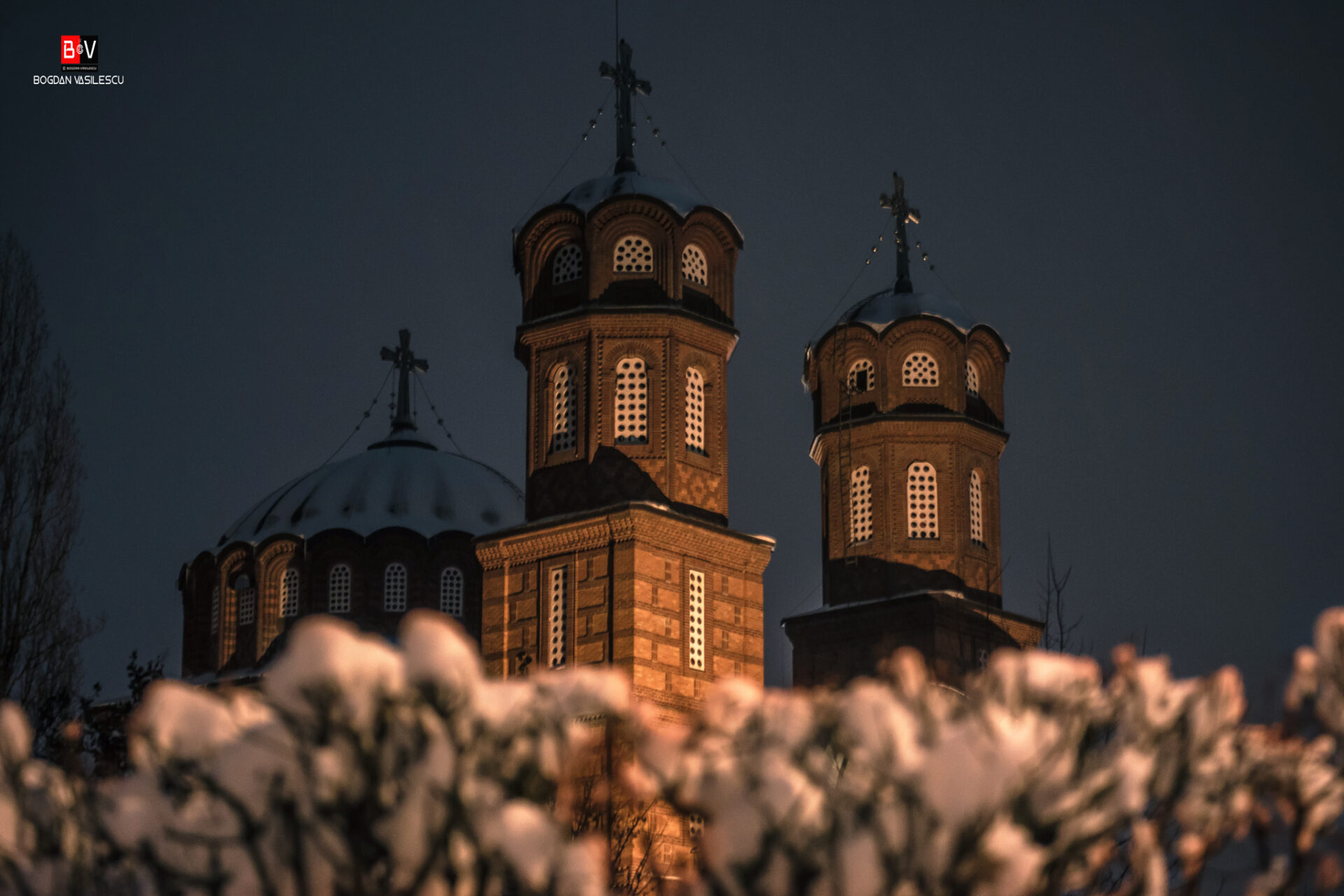 biserica iarna