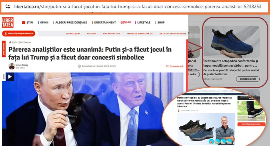 libertatea pantofi reclama fake