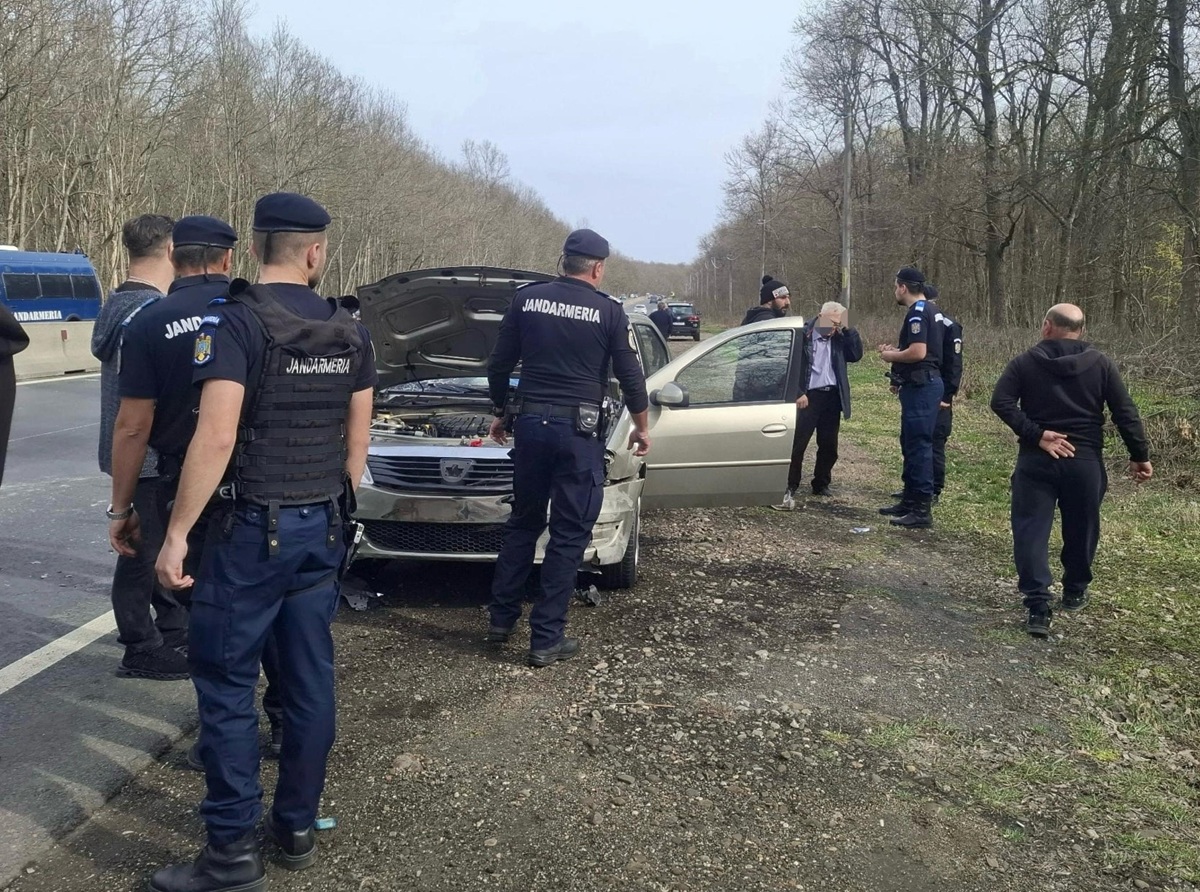 accident dn1 jandarmi