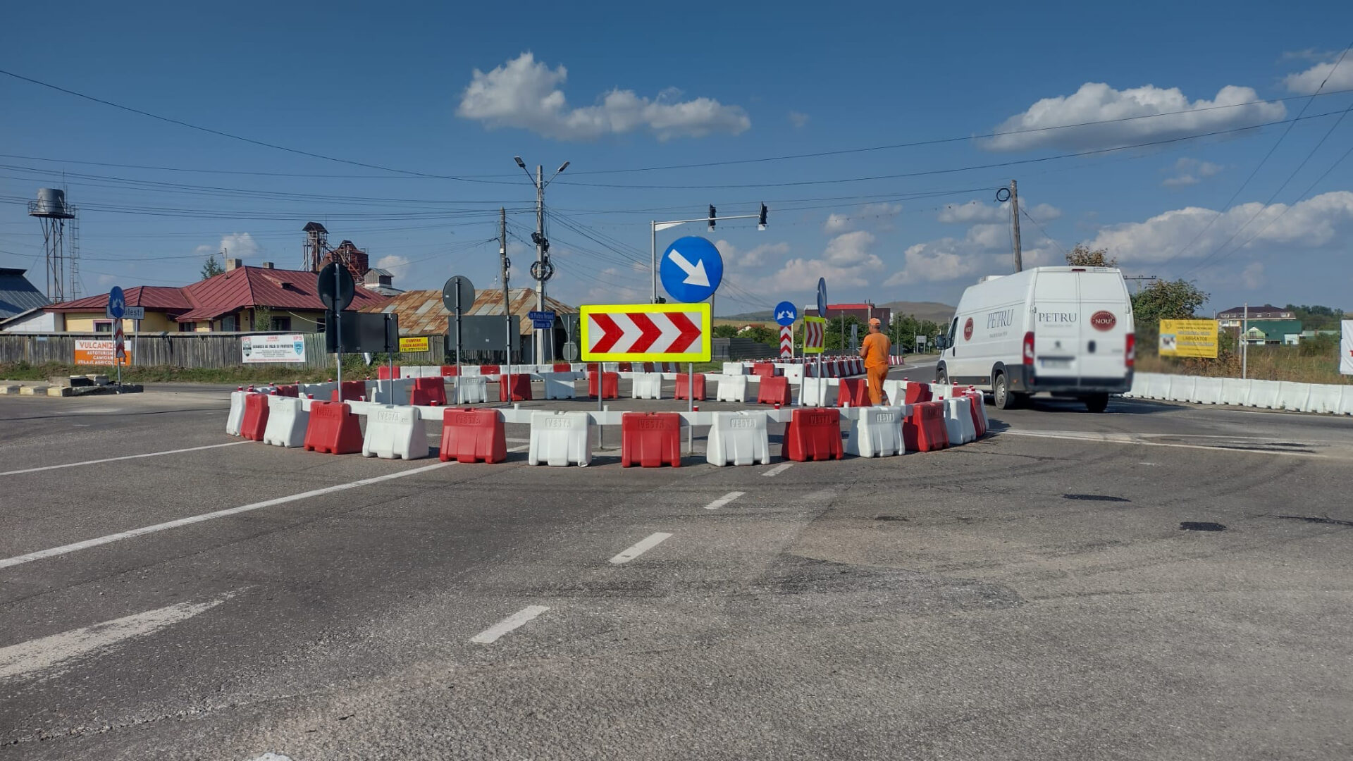 giratoriu provizoriu