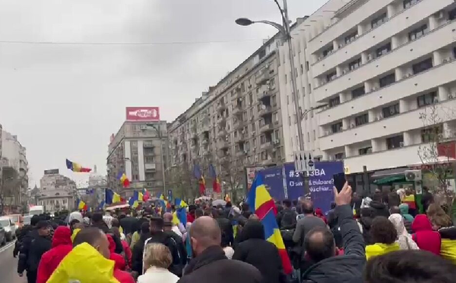 protest calin georgescu