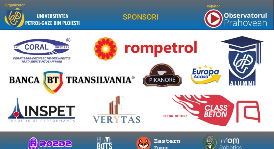 sponsori echipe robotica ploiesti