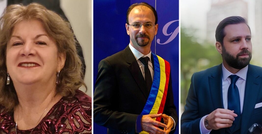 primarul politeanu si viceprimarii staicu si sararu