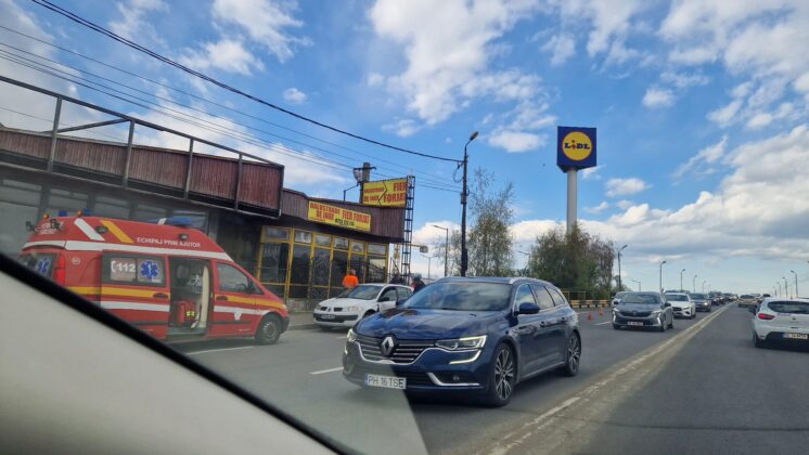 accident strada strandului trafic blocat