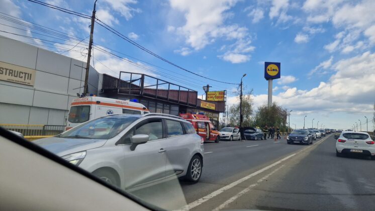 accident strada strandului trafic blocat