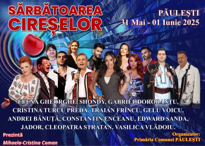 afis festival cirese paulesti 2025