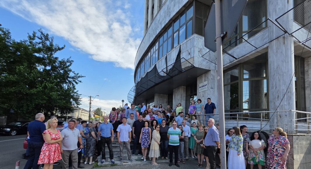 protest anaf ploiesti