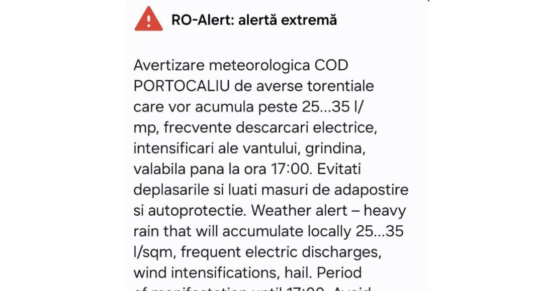 mesaj ro alert