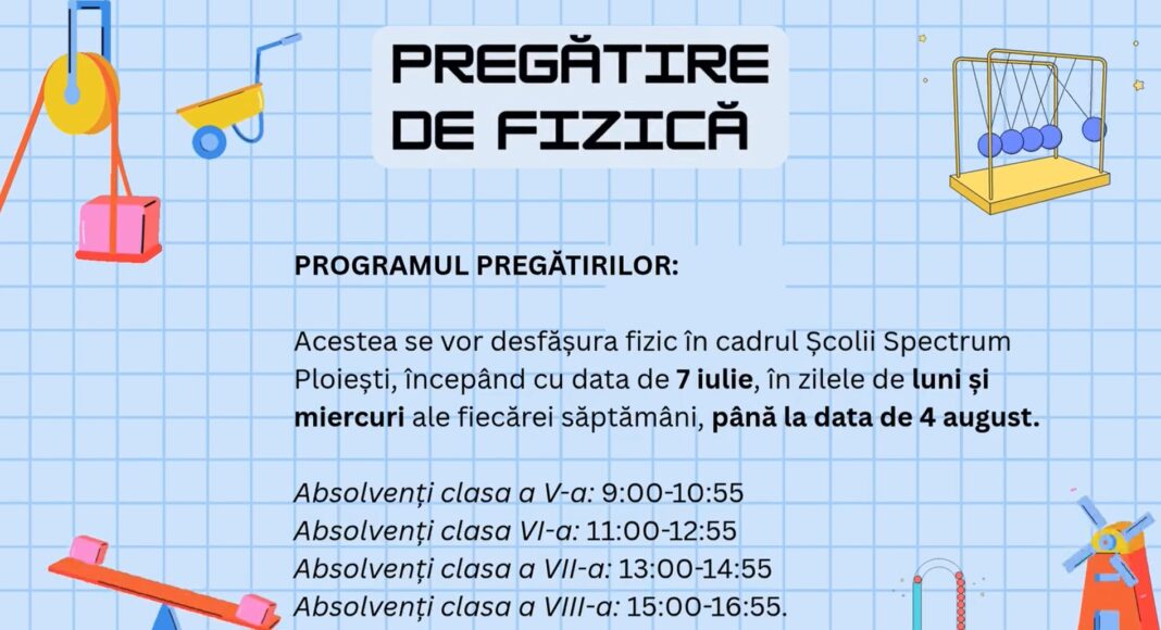 pregatire la fizica