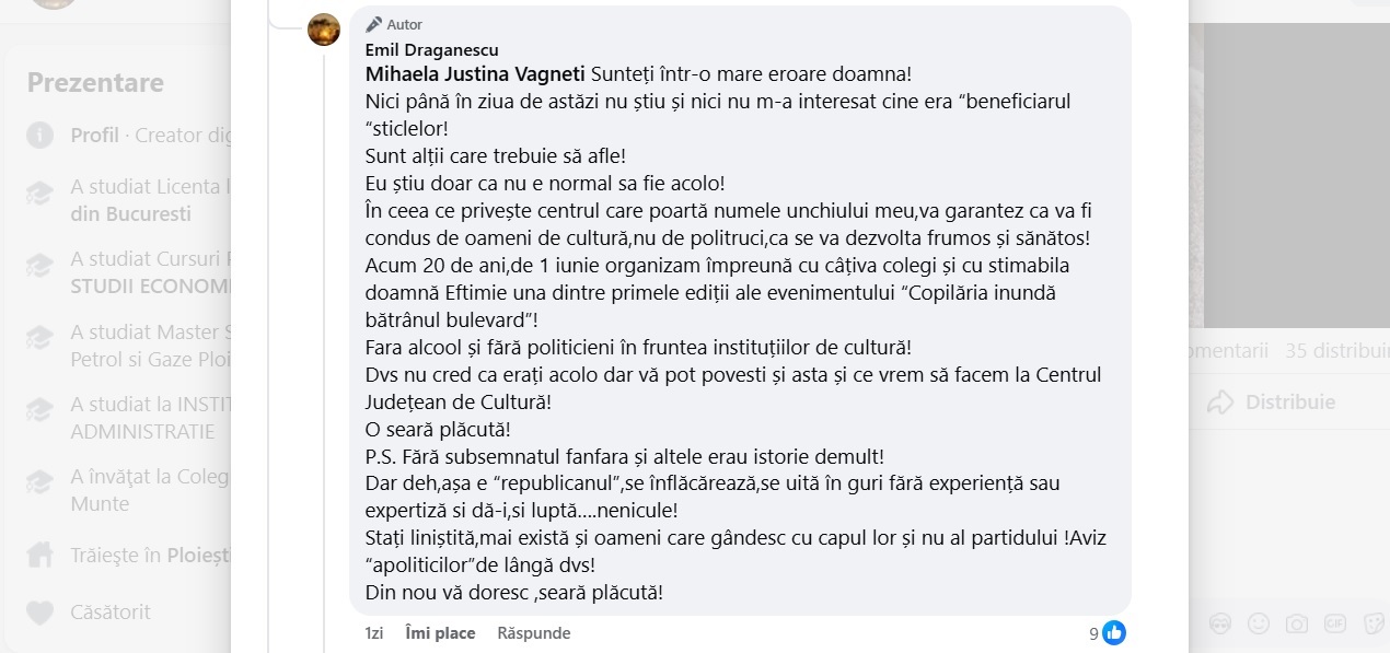 raspuns draganescu