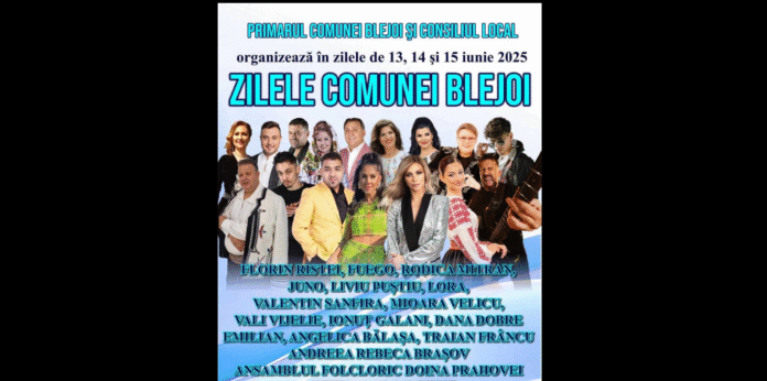 zilele comunei blejoi