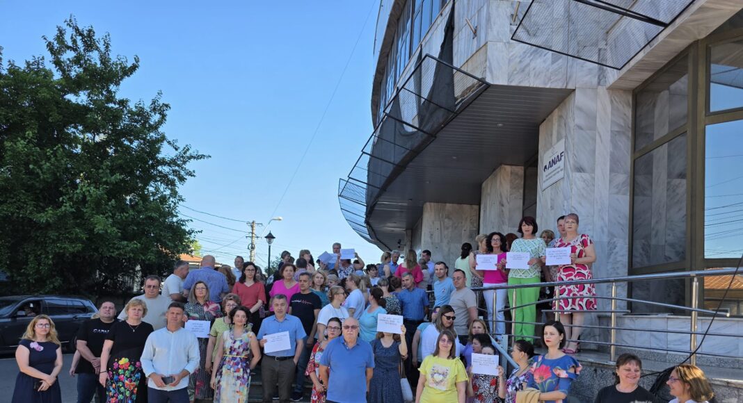 protest anaf la ploiesti