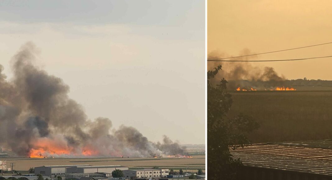 incendiu lan grau