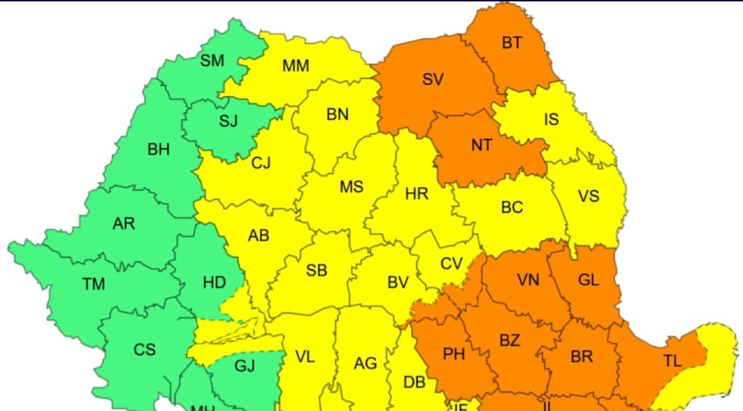 harta romania