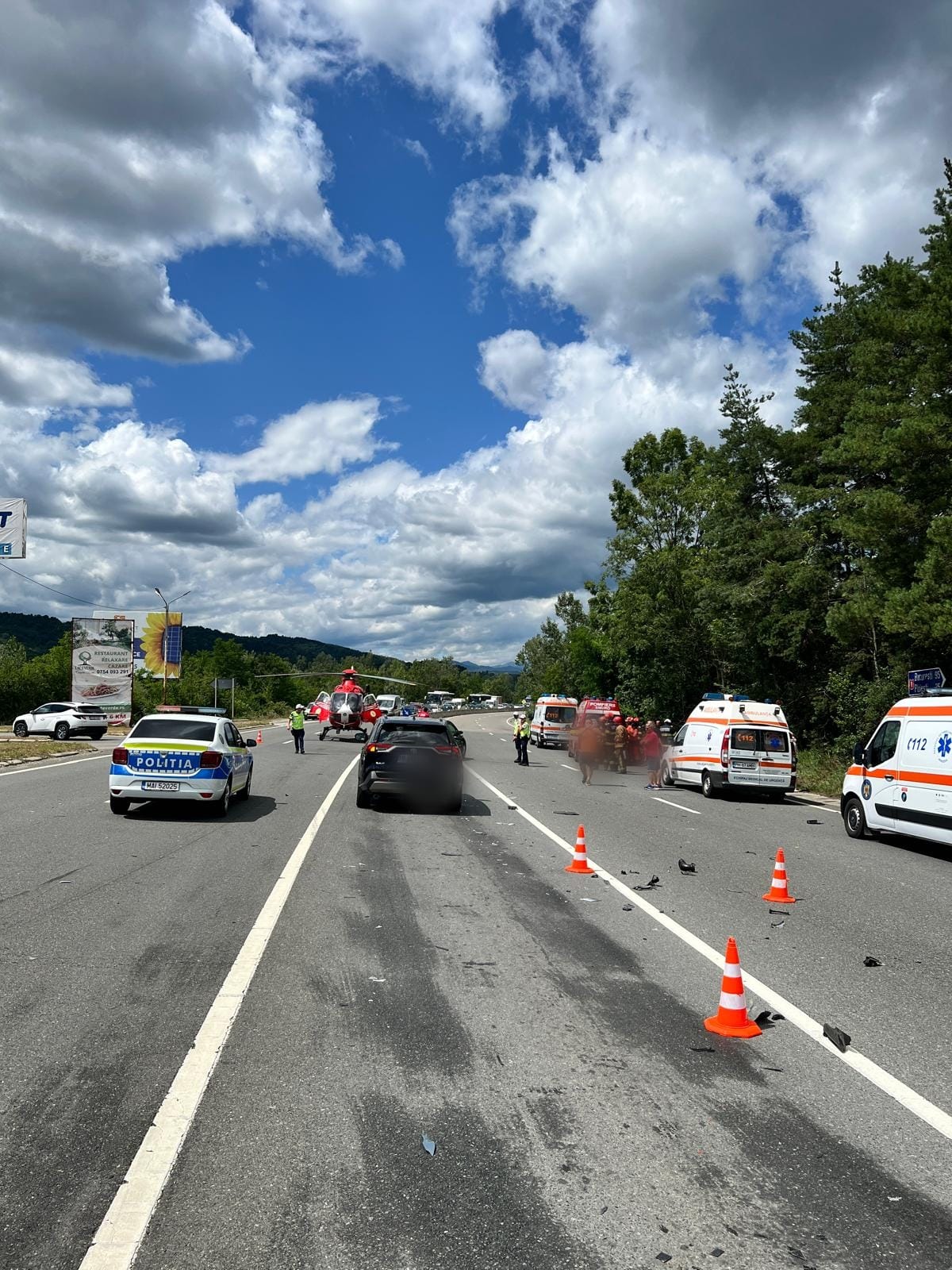 Accident grav pe DN1