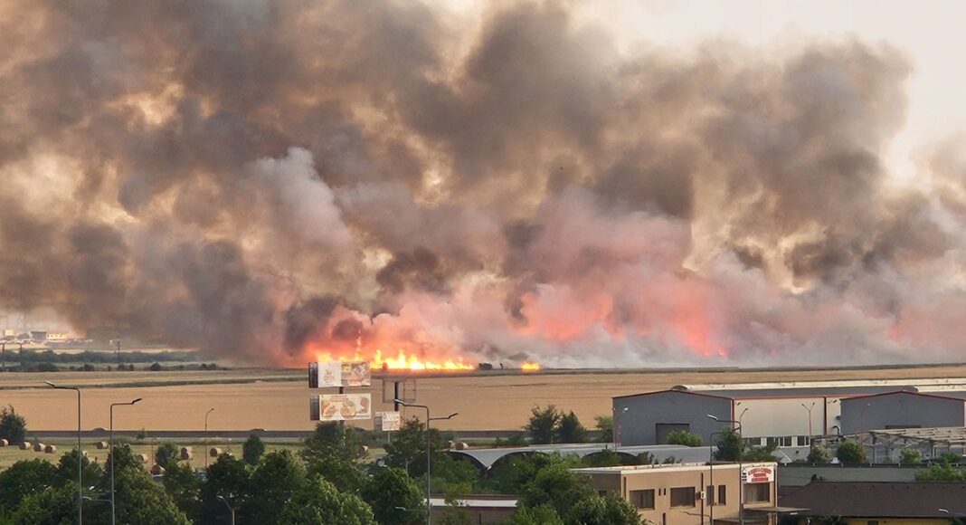 incendiu lan grau
