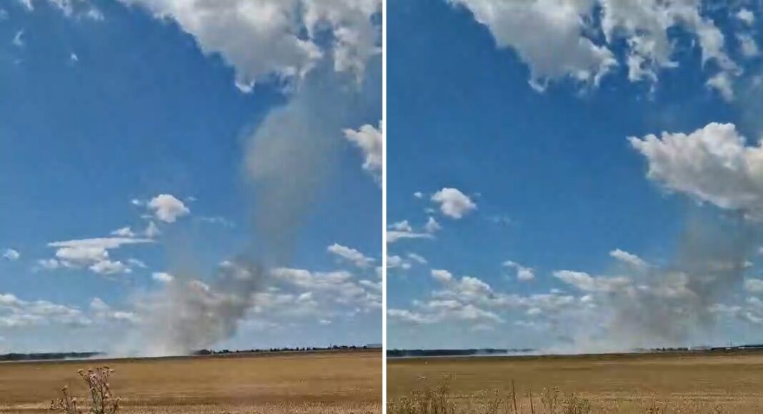 incendiu vegetatie centura de vest