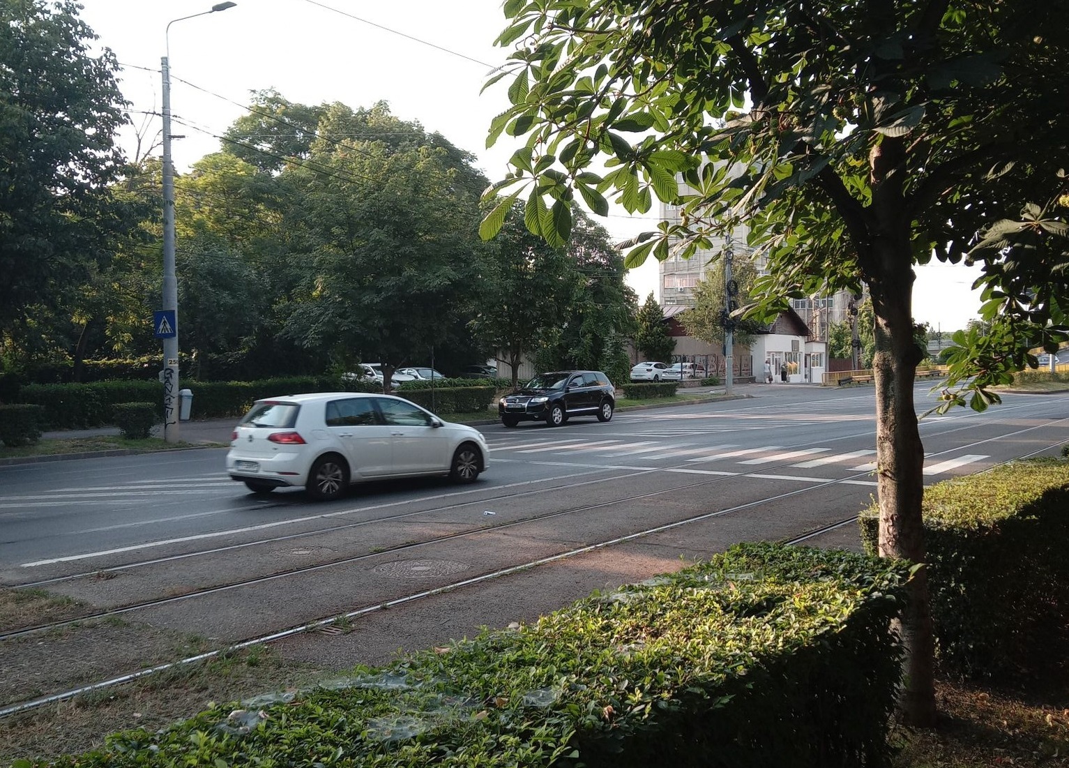 trecerea de pietoni de pe strada Democrației