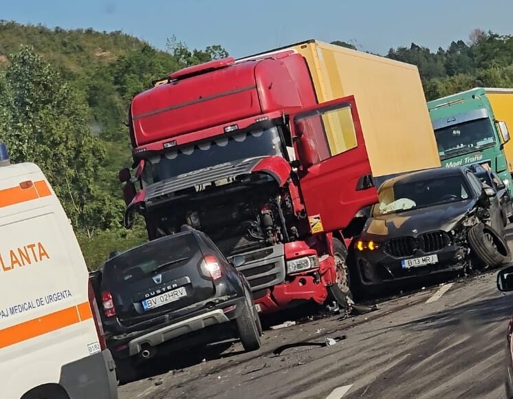 Accident DN1 în Comarnic