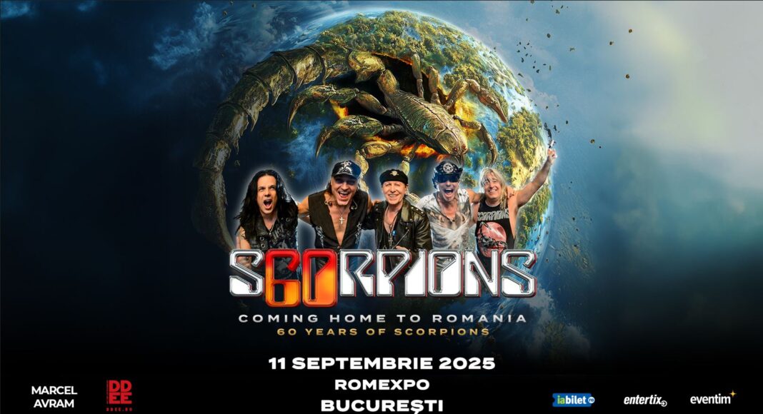 Afis concert Scorpions Bucuresti