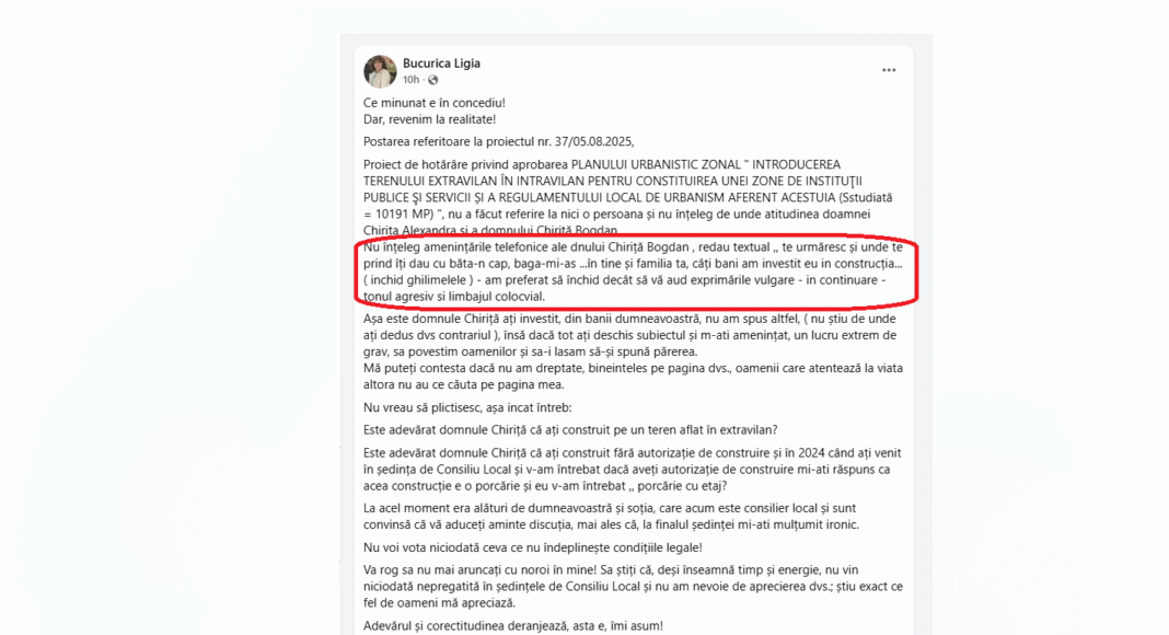 amenintare cu moartea filipestii de padure