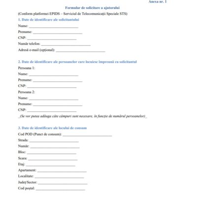 formular voucher energie