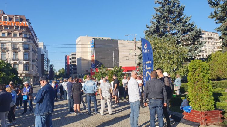 protest sindicalisti prefectura prahova