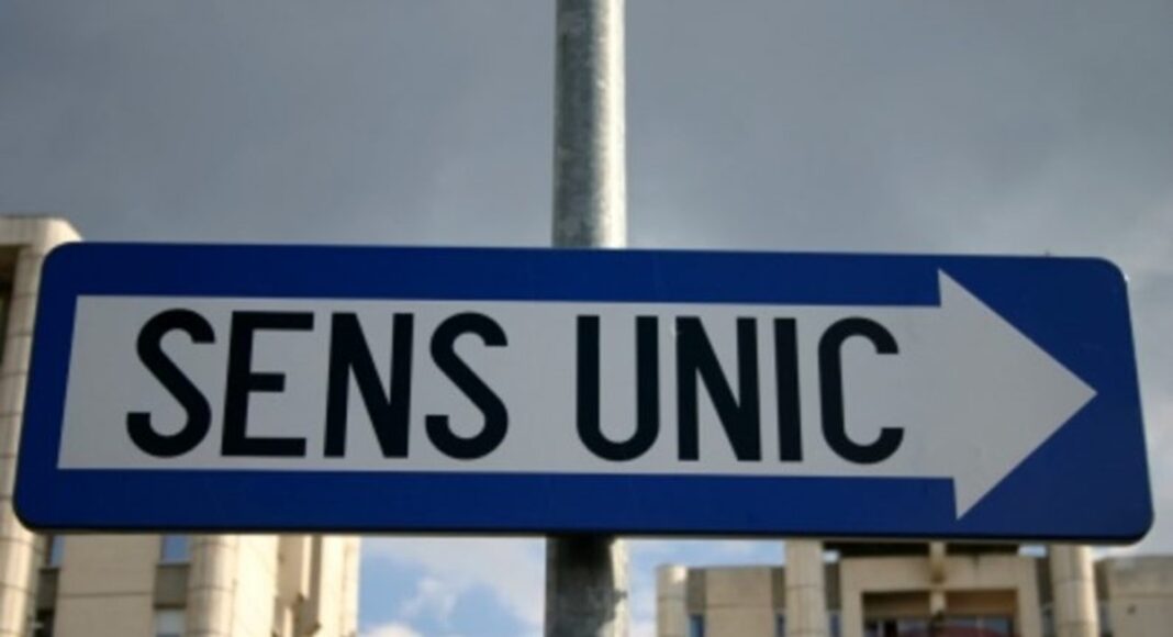 indicator sens unic