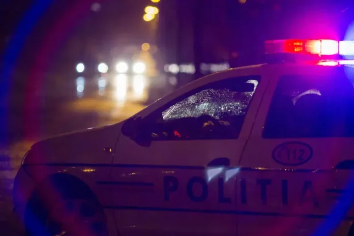 masina politie noaptea