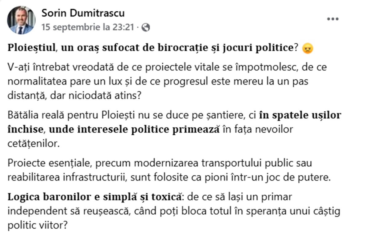 Facebook - Sorin Dumitrașcu
