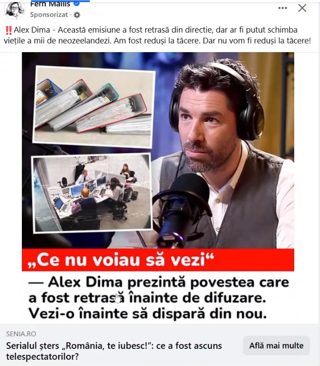 reclama falsa alex dima