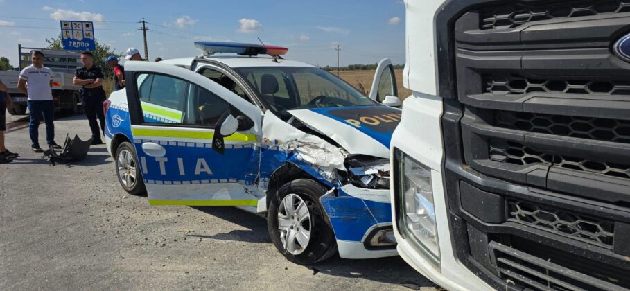 accident masina de politie