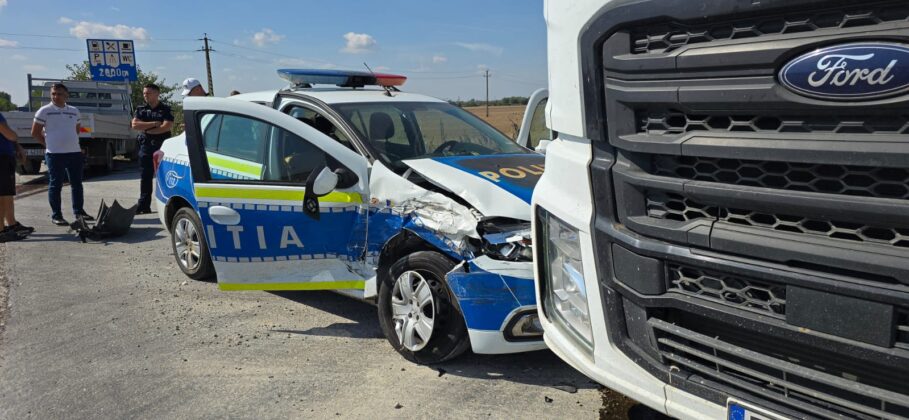 accident masina de politie