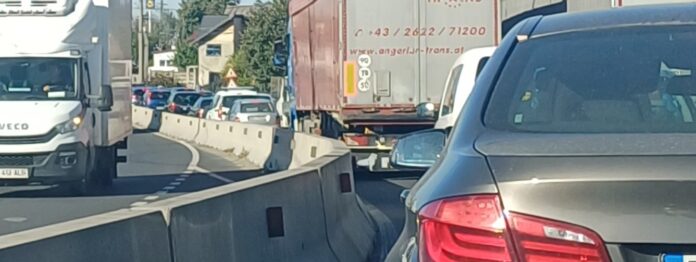 coloana masini bucov