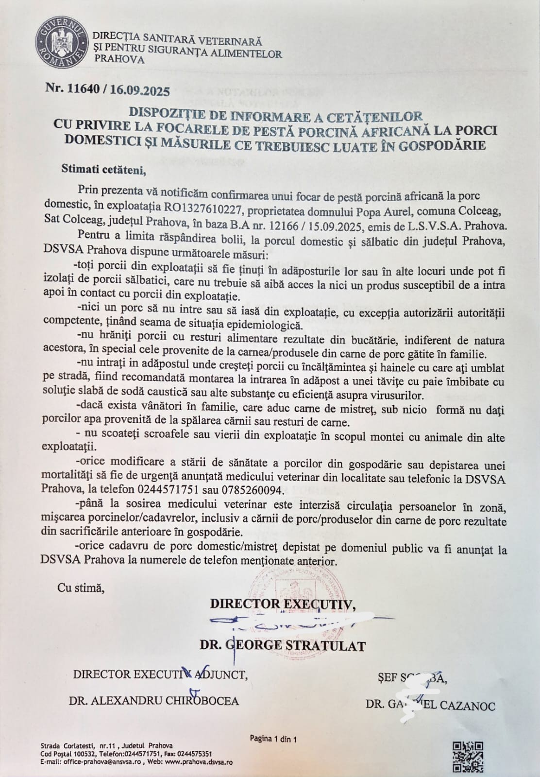 focar pesta draganesti