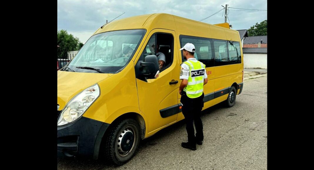 microbuz scolar prahova control politie