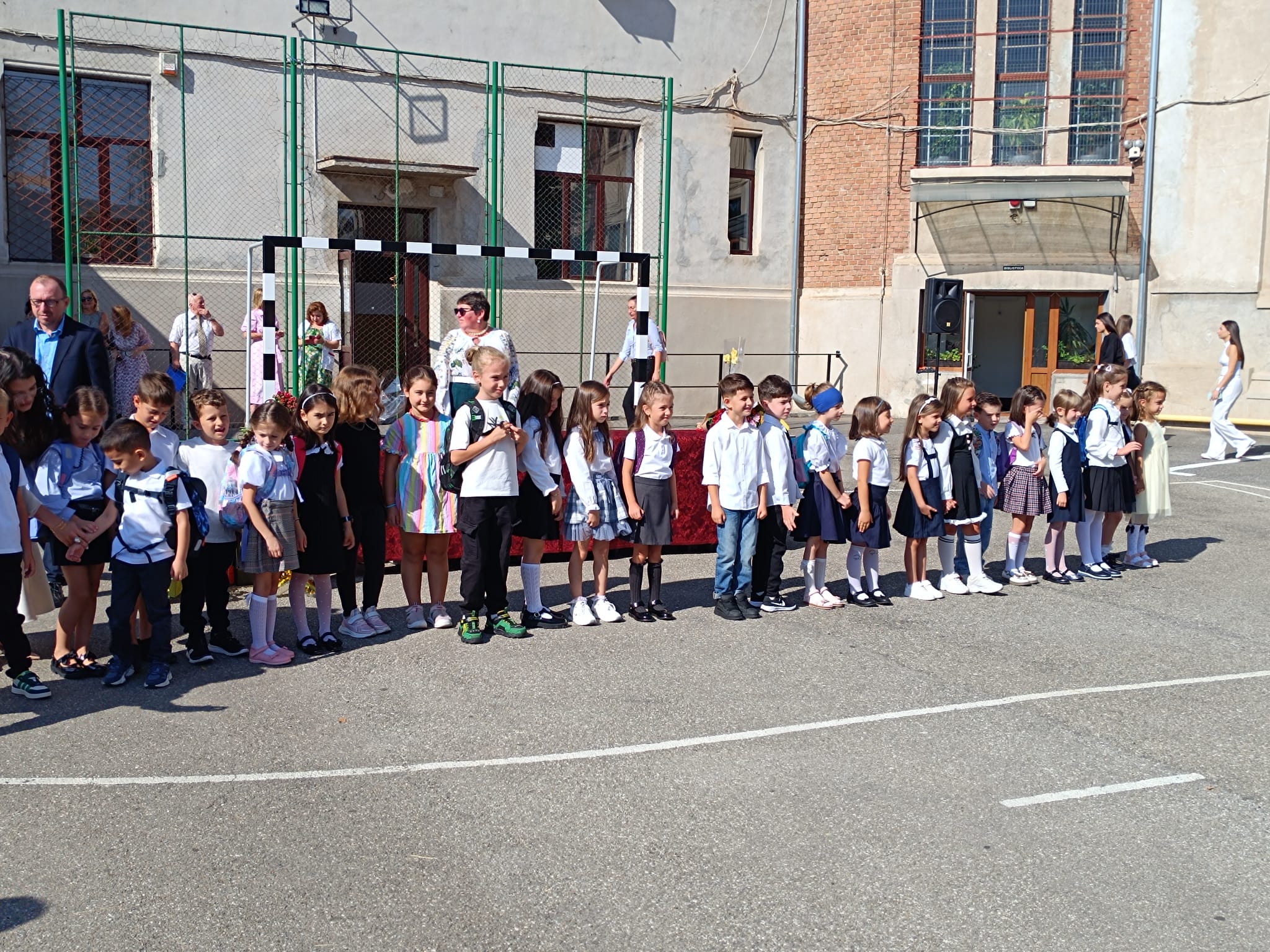 Deschiderea noul an școlar, clasa pregătitoare