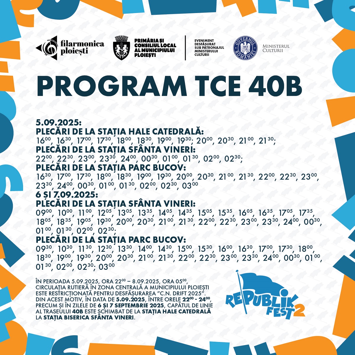 program TCE Republik Fest