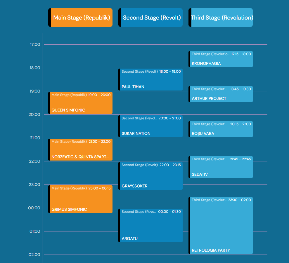 program republik fest 5 septembrie
