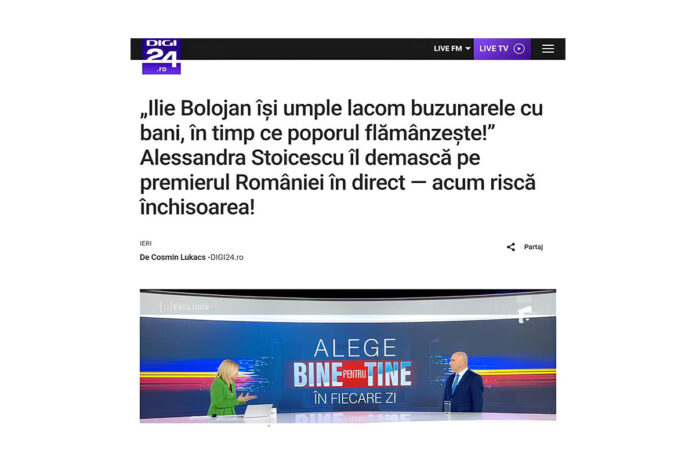 reclama falsa bolojan